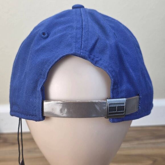 ?️NWT Tommy Hilfiger Blue Logo Unisex Adjustable Baseball Hat One Size